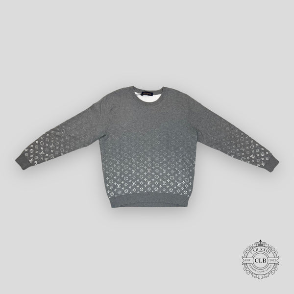 Louis Vuitton Gradient Monogram Sweater In Black