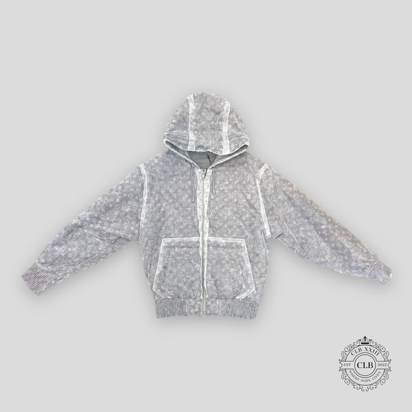 LOUIS VUITTON MONOGRAM ORGANZA PADDED PARKA - GREY – CLB XXIII