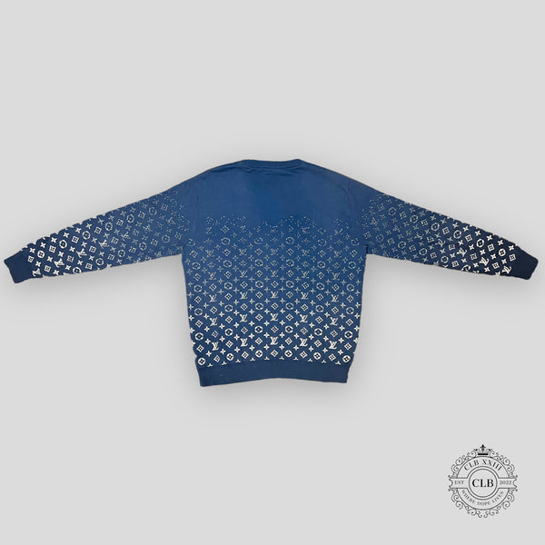 Louis Vuitton 2022 Gradient Monogram Fil Coupé Sweatshirt w/ Tags - Blue  Sweatshirts & Hoodies, Clothing - LOU596501