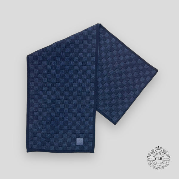 LOUIS VUITTON VARSITY HAT/SCARF SET - BLACK/BLUE – CLB XXIII