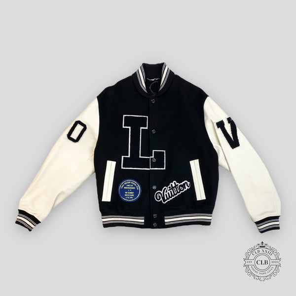 LOUIS VUITTON CROCHET FLOWERS VARSITY JACKET - BLACK – CLB XXIII