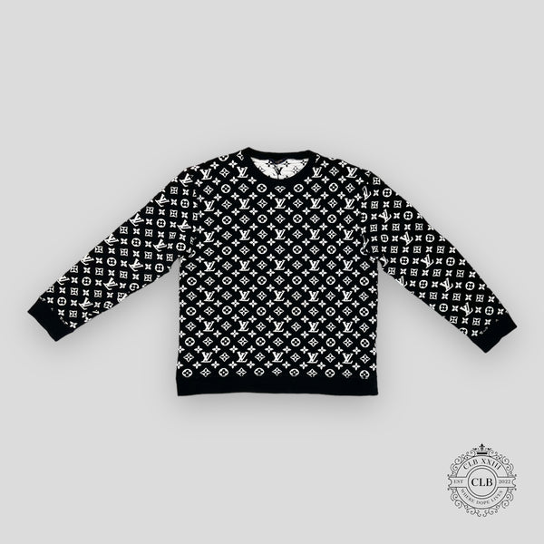 vuitton black monogram sweater