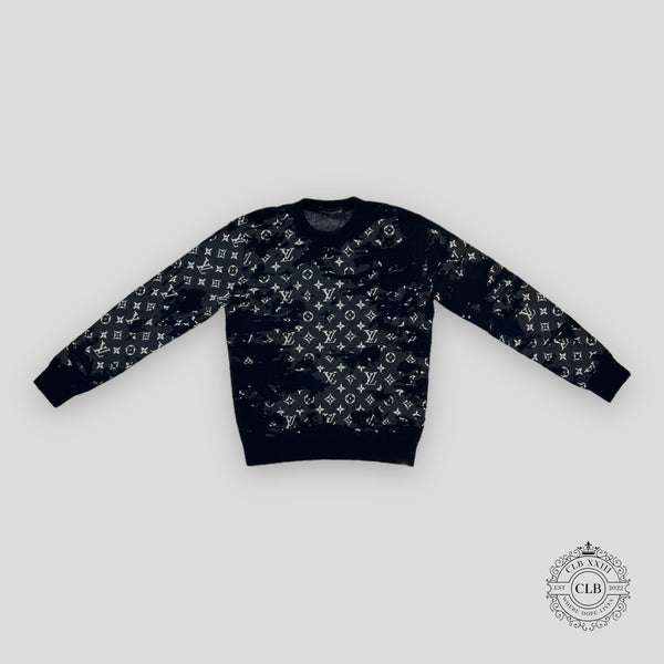 Louis Vuitton Navy Monogram Sweater