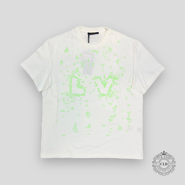 LV Spread Embroidery T-Shirt - Luxury White