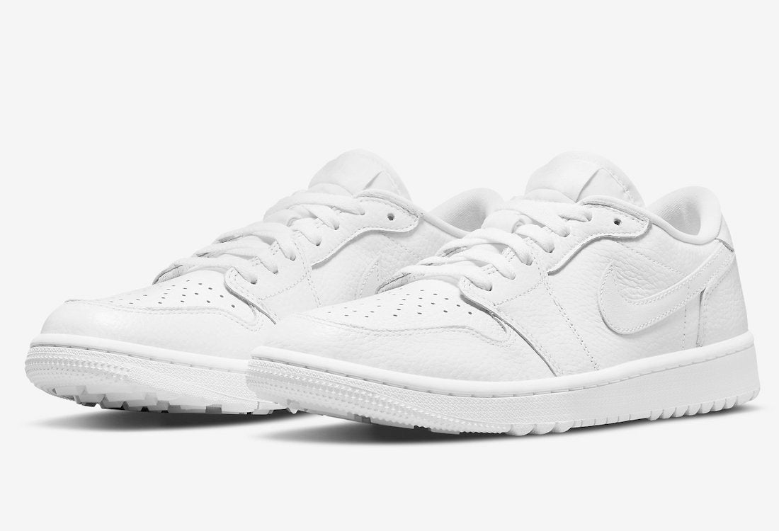 air jordan 1 low triple white mens