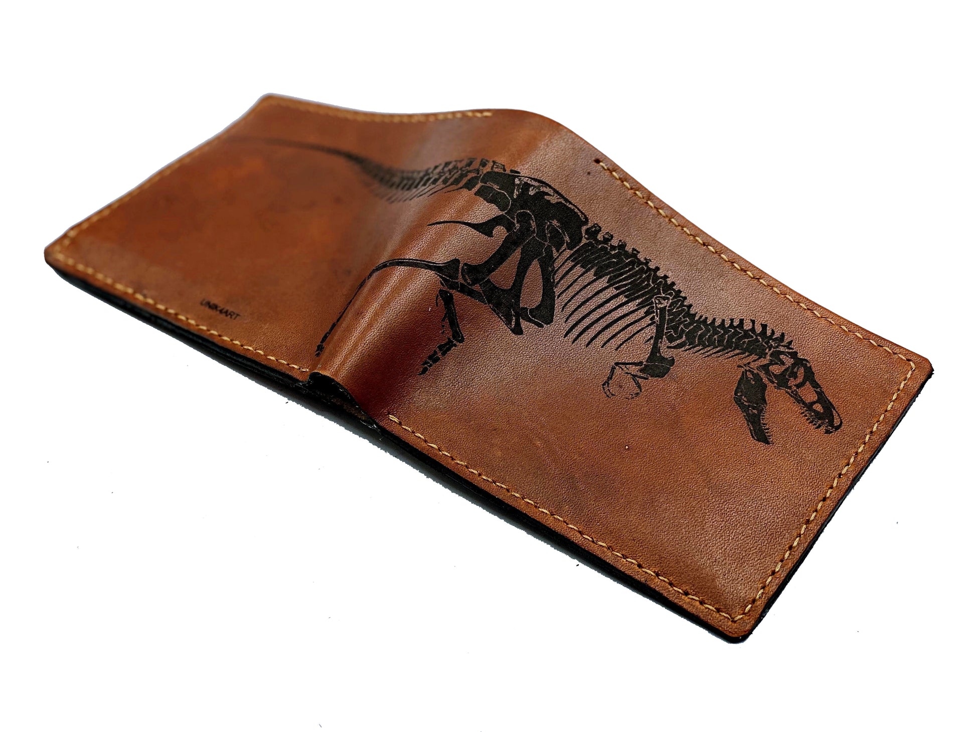 Mayan Corner - T-rex skeleton fossil dinosaurus men's wallet, personalized  men's gifts, gift for him, gift fod Dad