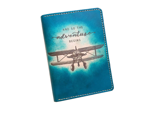 Let The Adventure Begin Personalized Passport Cover