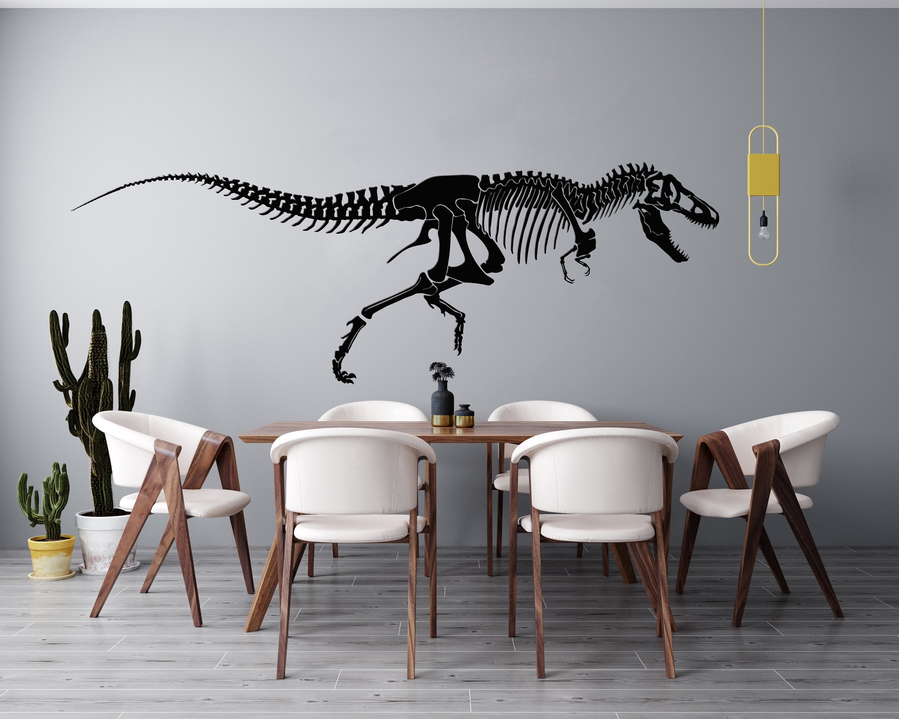 dinosaur skeleton decor