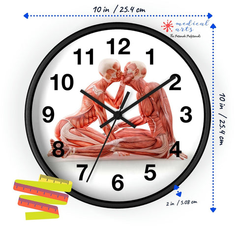 Anatomical Romance Wall Clock - Modern Clock