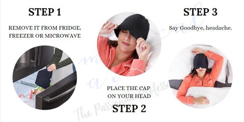 Head Cold Cap - Ice Cap - Headache Natural Remedy - IceWell™