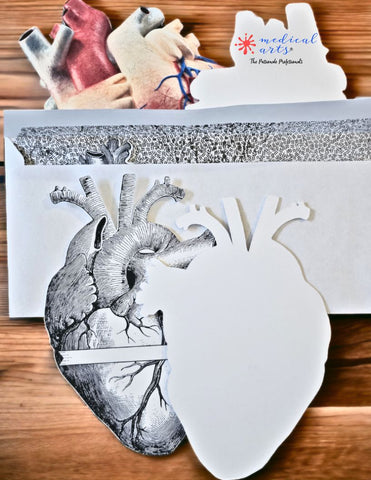 MedArtistry™ Craft - Heart Shaped Custom Postcards with envelopes - Medical Arts Postcards - Pour your heart out, literally! (4)