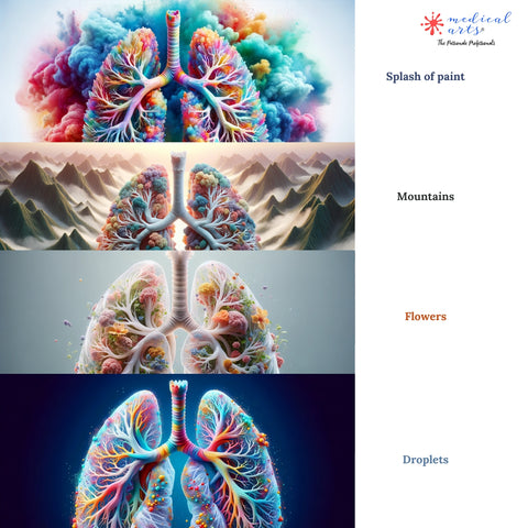 medical arts gallery lungs artistic posters