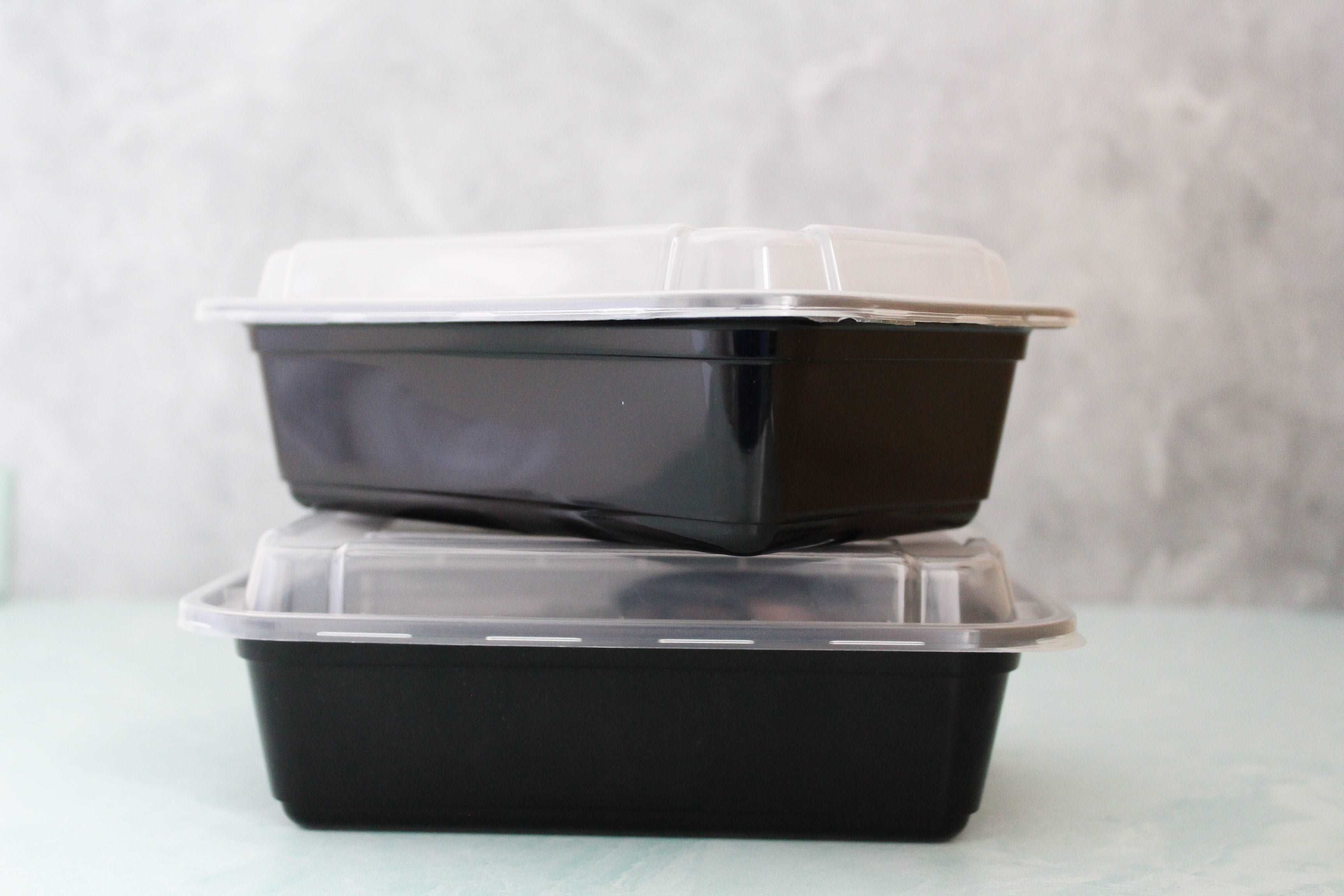 24oz Rectangular Container with Lid (150pcs) | Take-Out Container