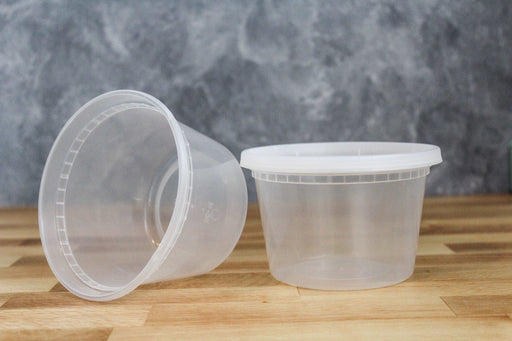 16 oz Plastic Soup Container With Lids To Go 240 Set – Pony Packaging