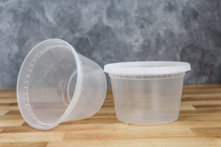 Lunch Box Soup Plastic Containers With Lids 32oz 240 Pack/Case – Topfoo