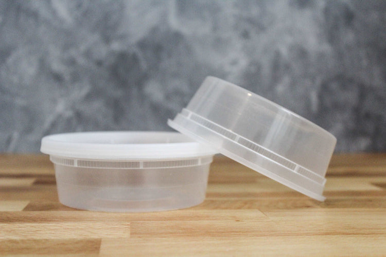 PLASTIK FT-S08 Soup Combo Plastic Container & Lid 8oz (240/cs