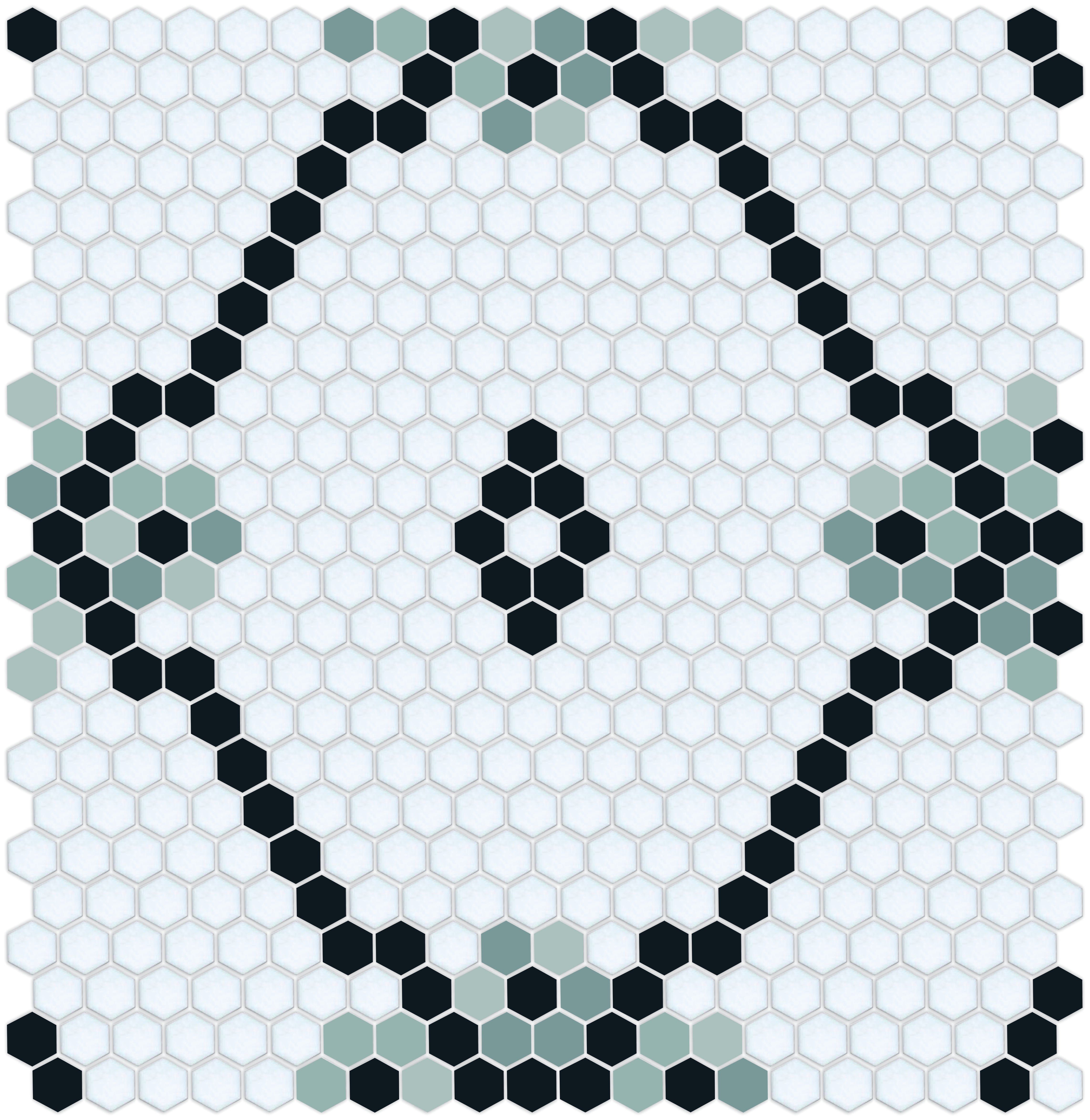 Rose Modage 4 pc. | Pinnacle Hexagon Patterns