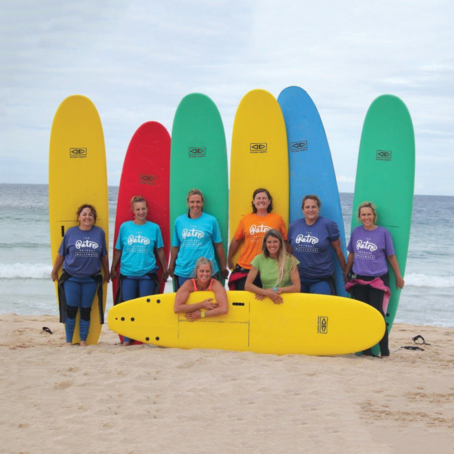 learn to surf soft board