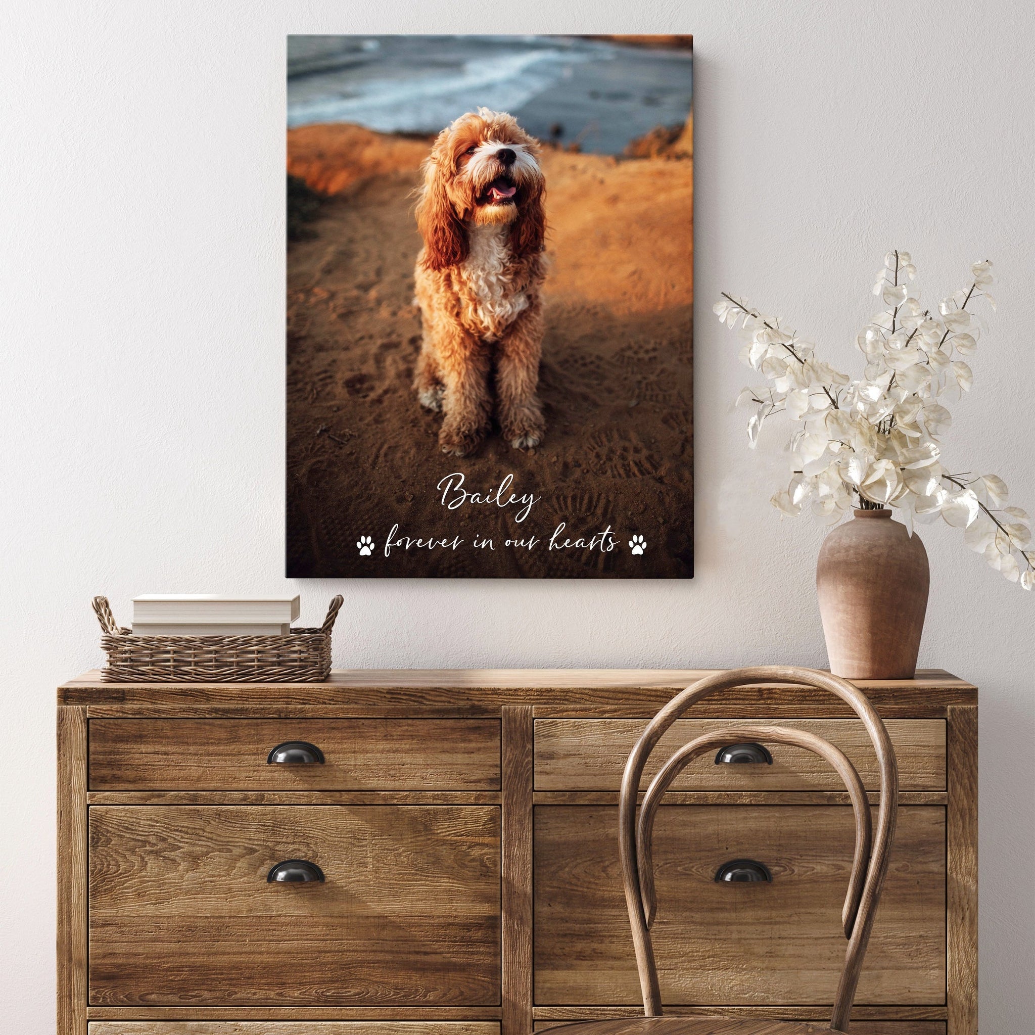 Providence Dog Canvas Wall Art, 11x14