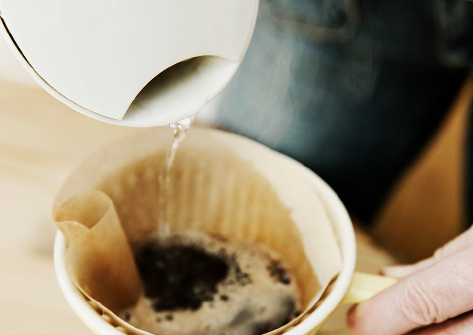Handgebrühter Kaffee mit Pour Over
