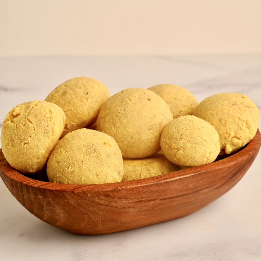 A pile of homemade dinner rolls