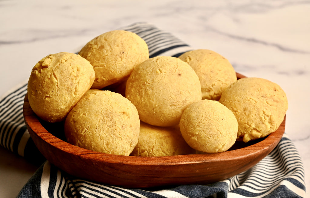 A pile of homemade dinner rolls