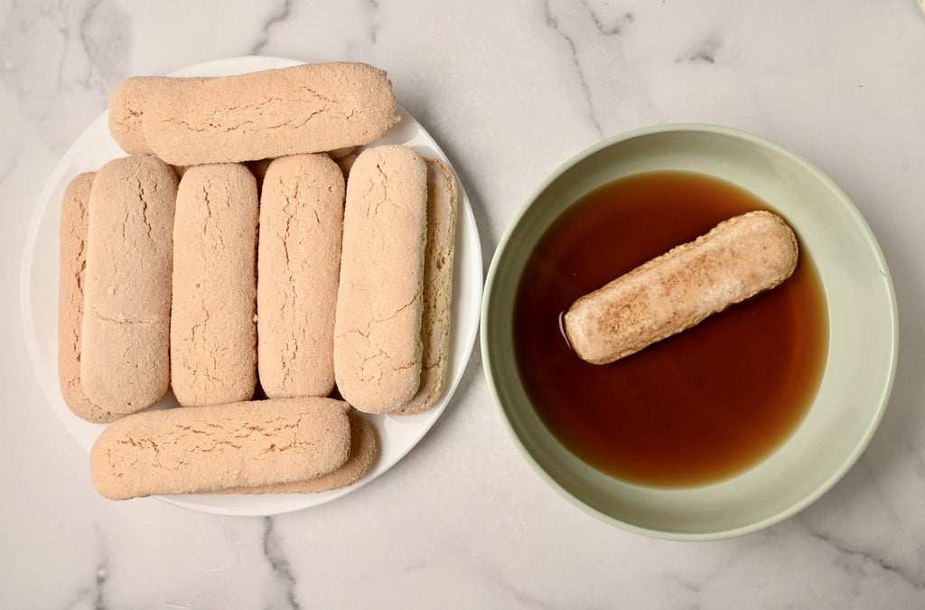 A plate of wafers stacked