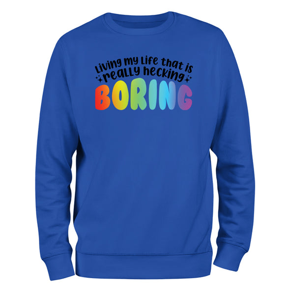 Adampukesonhaters | Really Hecking Boring Crewneck Sweatshirt