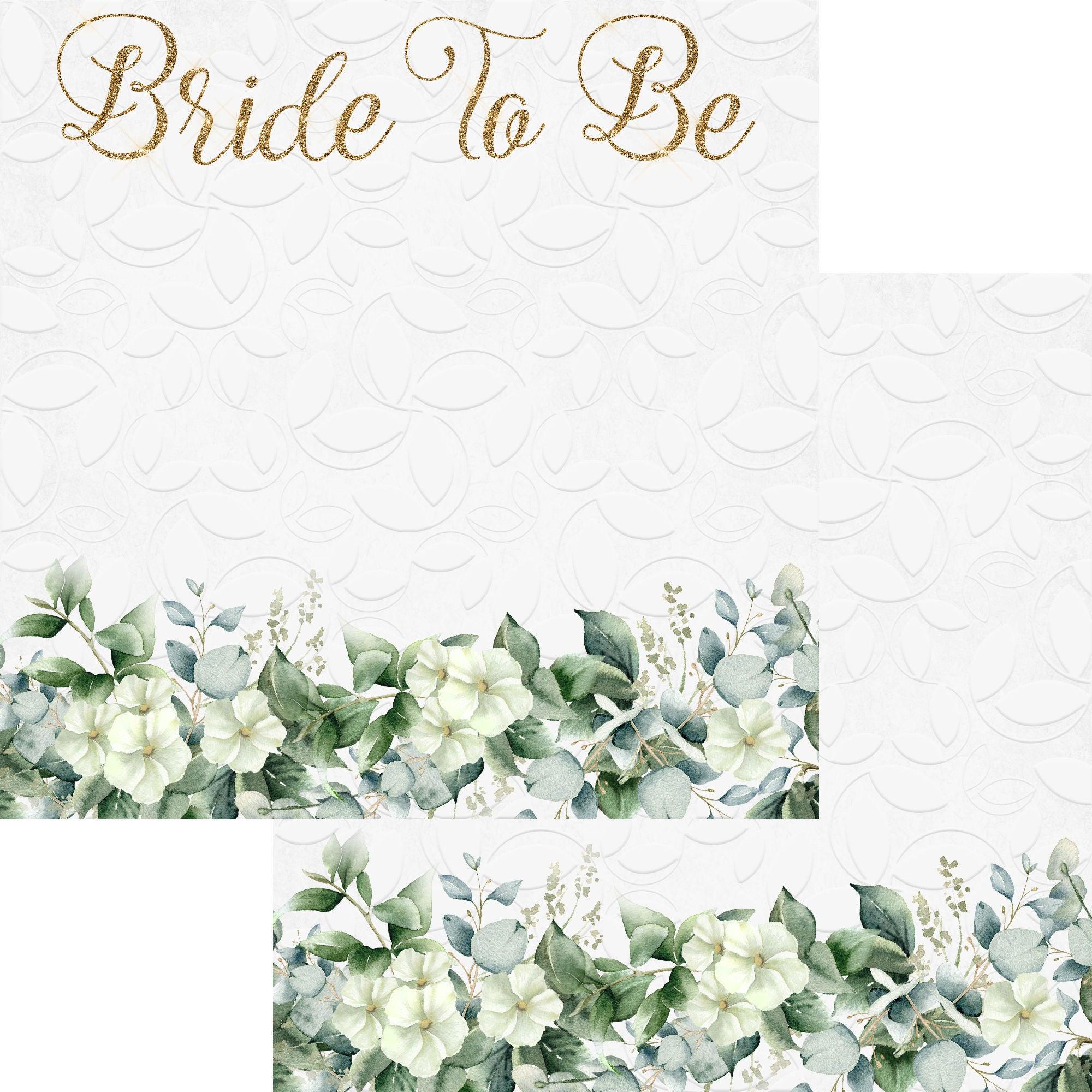 Bride To Be Wedding Scrapbook Papers and Stickers Set 12x12 – Country  Croppers