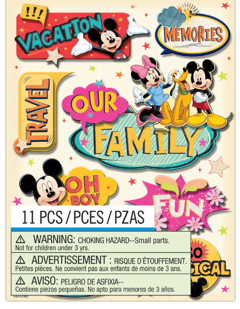 Disney Ek Success DISNEY CRUISE Stickers 4pc – Scrapbooksrus