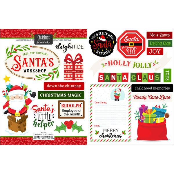 Scrapbook Customs - Christmas Traditions Stickers - 646619614674