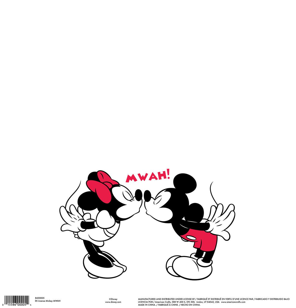 Disney Classic Mickey Mouse Scrapbook Paper 12x12 Sheet - 015586926026