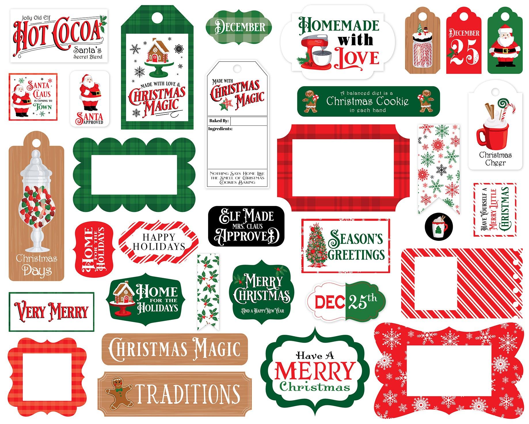 Carta Bella Cut-Outs - White Christmas - Present Tags – Scrapbooking for  Less