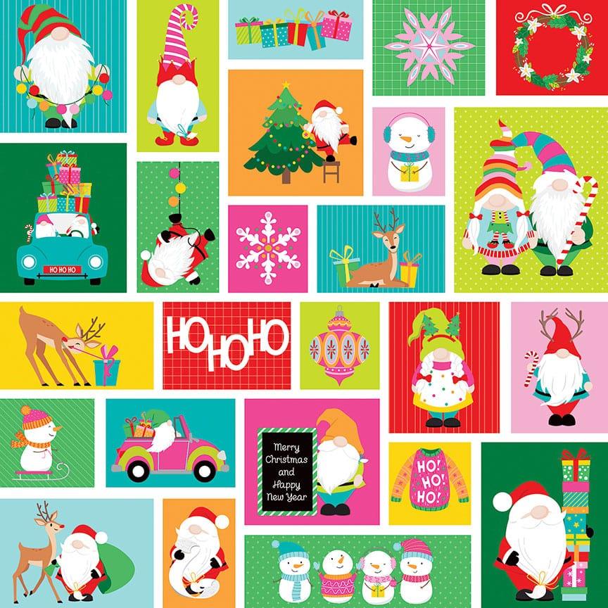 CHRISTMAS PARTY by TULLA & NORBERT GNOMES - Photoplay- 12x12 Cardstock –  BARBS CRAFT DEPOT