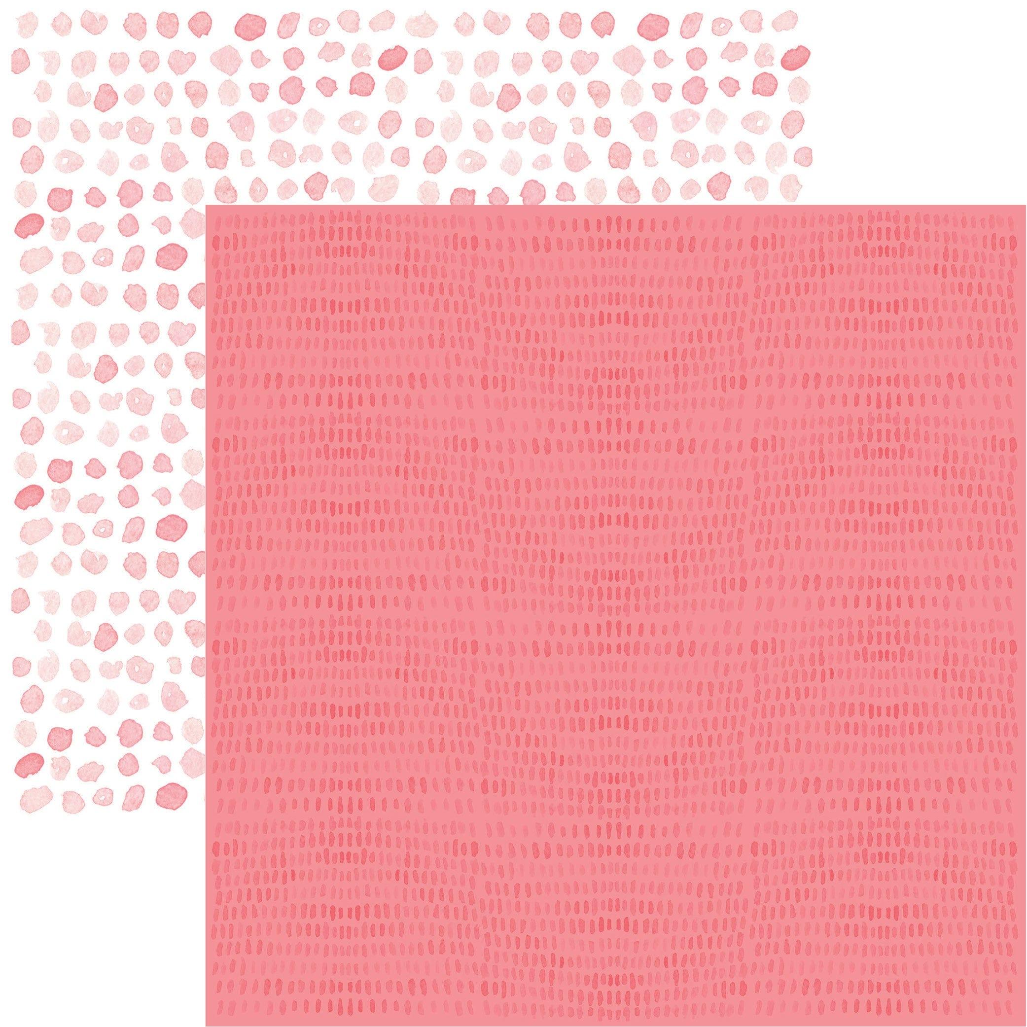 Transparent Hearts - Forever Hearts - 12x12 Valentine Scrapbook Paper - 5  Sheets - by Reminisce