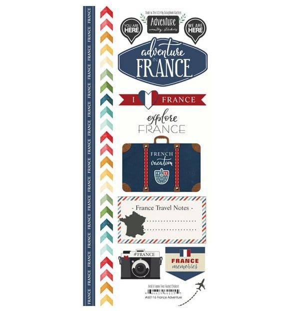 Scrapbook Customs - United States Collection - Cardstock Stickers - San Francisco Travel