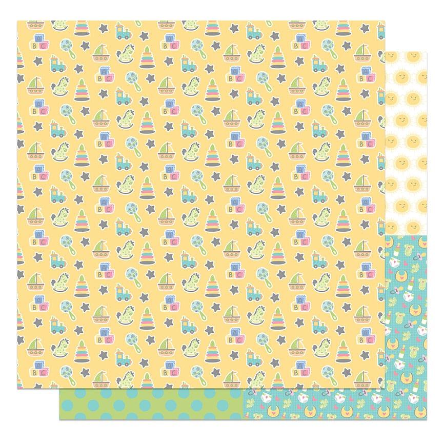 Little Suzy's Zoo Quilt Party Gift Wrap Wrapping or Scrapbook Paper Ba –