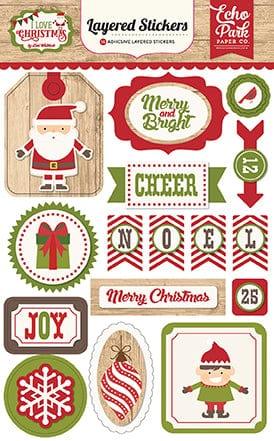 The Magic Of Christmas Puffy Stickers - Echo Park Paper Co.