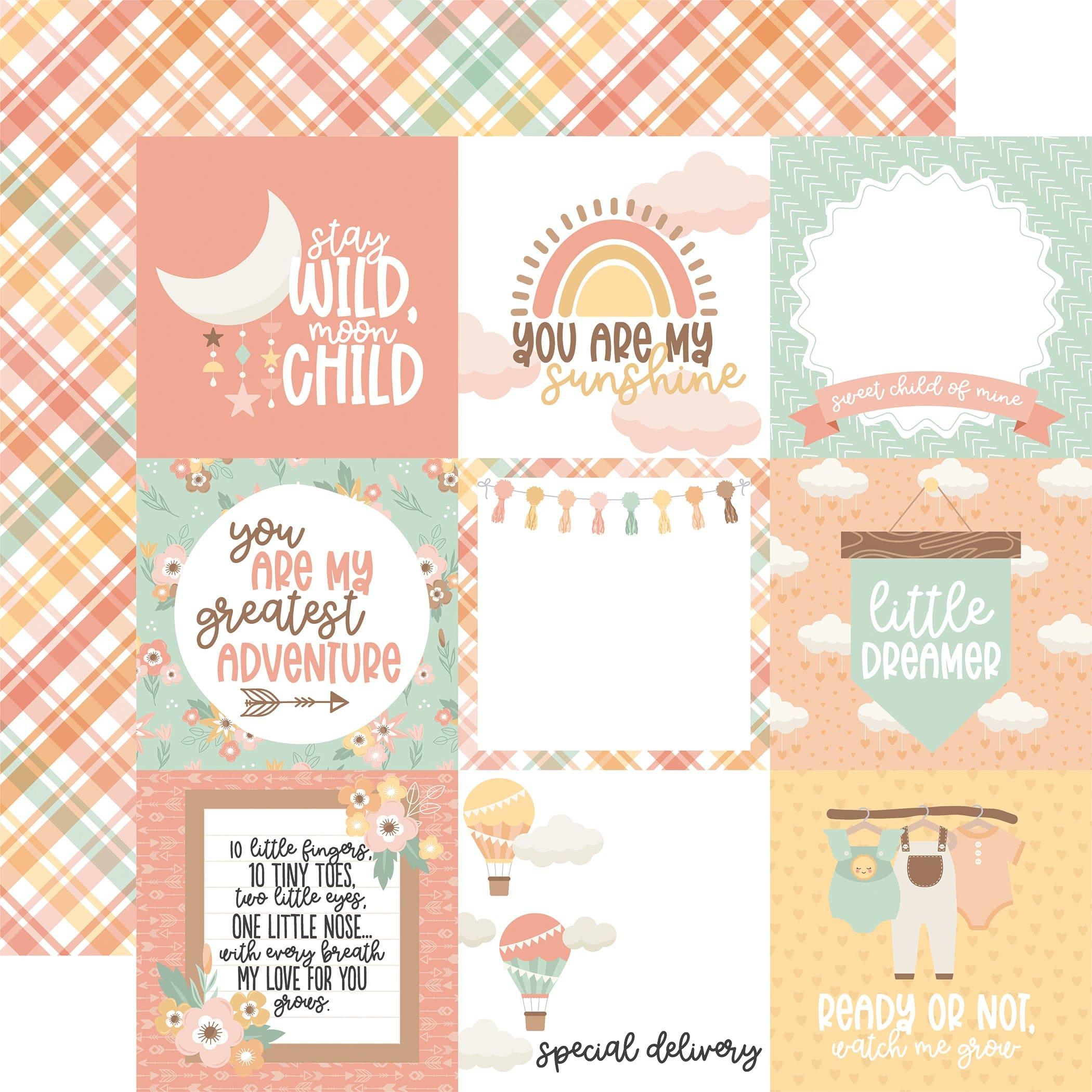 Echo Park WELCOME BABY GIRL 6X6 MEGA Paper Pad – Mindless Crafting