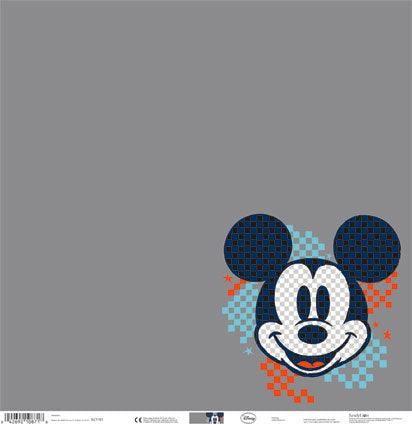 Mickey Ears, Disney scrapbook paper (Sandylion)<br><font color=red