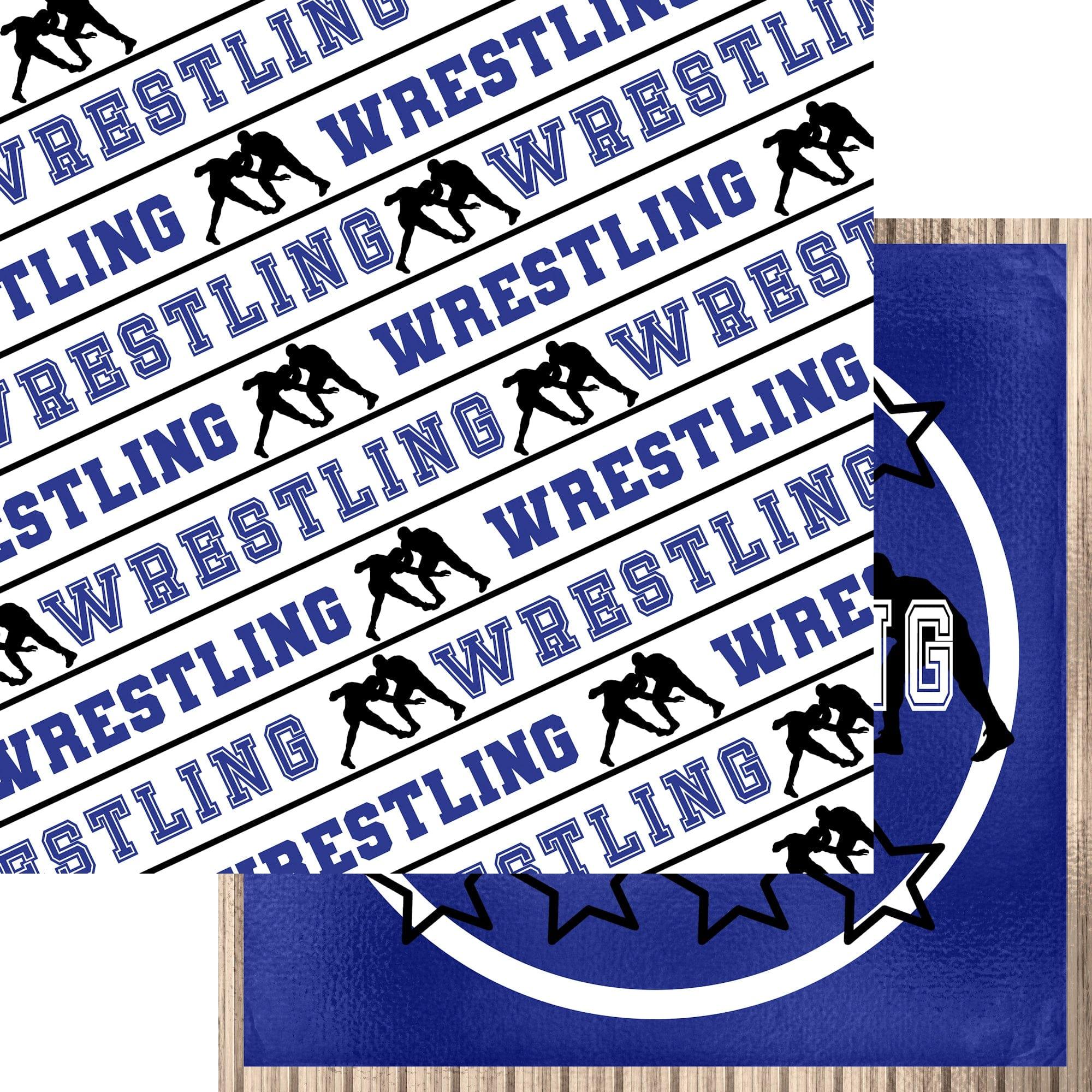 Wrestling Digital Scrapbooking. Instant Download. (Instant