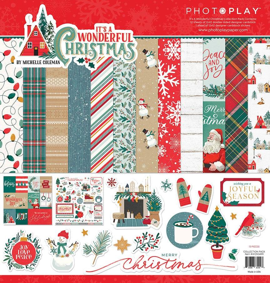 Be Merry Collection, Glee, Christmas, scrapbook paper,12x12 Kaisercraft  P557