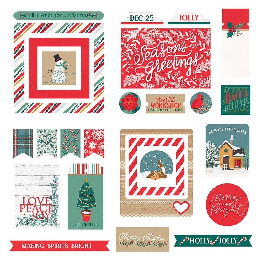 Bright Christmas Stickers for Card Making and Scrapbooking – ViVi Stationery