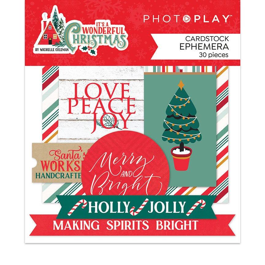 Photoplay It's A Wonderful Christmas Stickers 12X12-Elements