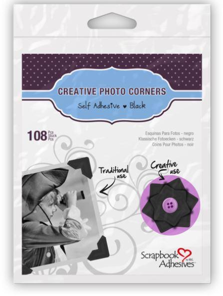 Scrapbook Adhesives  Gold Self-Adhesive Photo Corners – Scrapbook