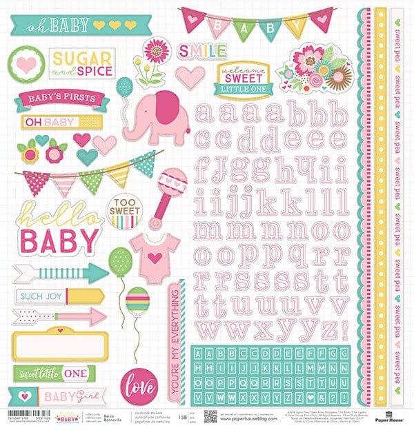 Hush Little Baby Collection Laundry Day 12 x 12 Double-Sided Scrapbook  Paper by Photo Play Paper