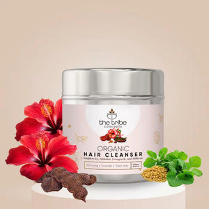 Organic Hair Cleanser - Natural Powdered Shikakai, Amla, Hibiscus Shampoo - Cherrypick