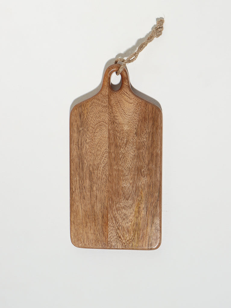 NATURAL WOOD CUTTING BOARD - RECTANGLE SHAPE