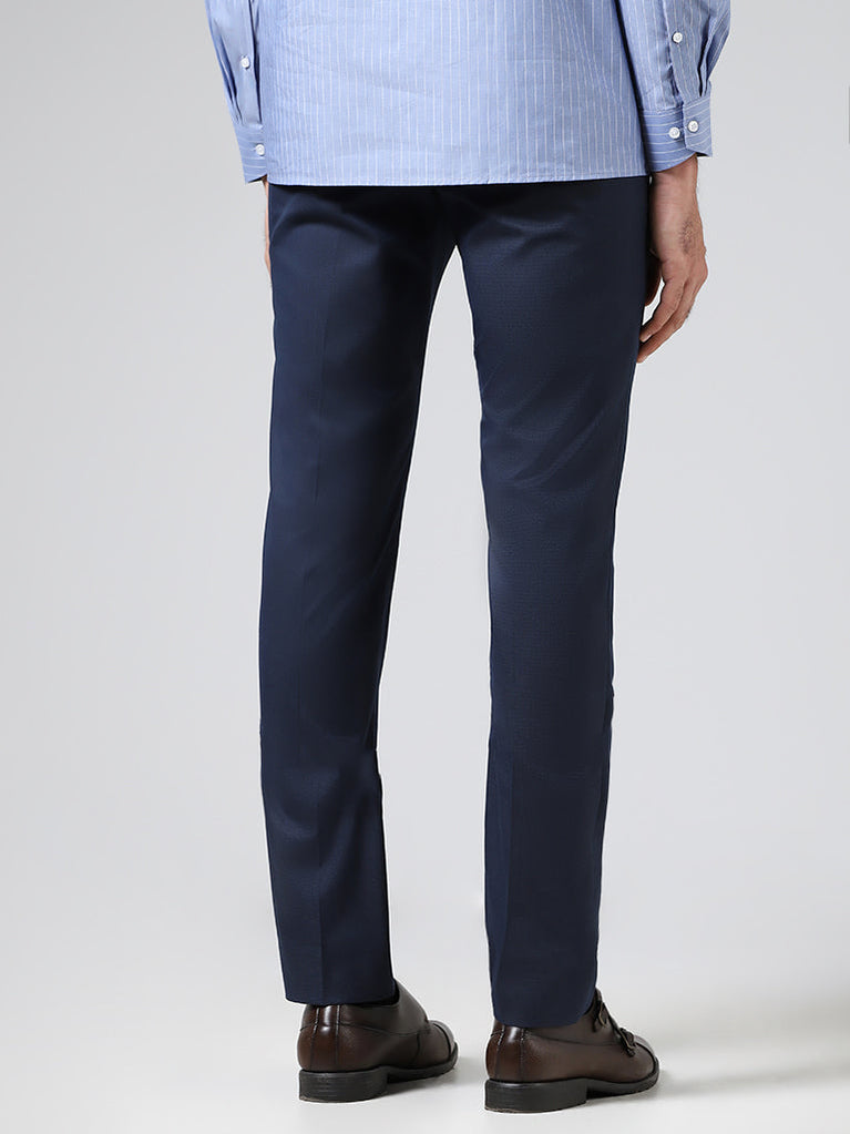 Buy WES Formals by Westside Black Ultra Slim Fit Trousers Online at best  price at TataCLiQ