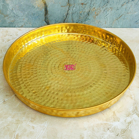 Brass Fancy Dinner Set, Traditional Design Brass Thali Set – Cherrypick